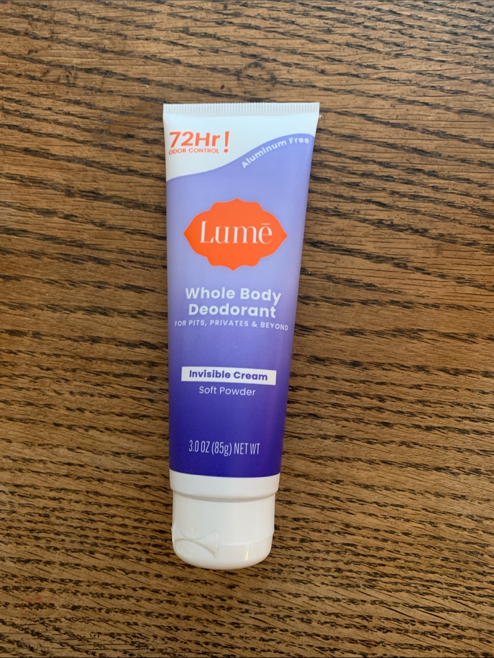 Lumē Whole Body Deodorant - Soft Powder Invisible Cream
